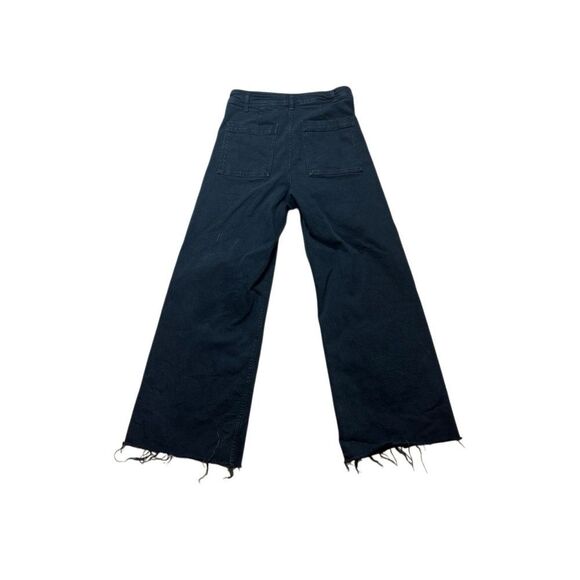 Zara The Marine Striaght Jean Black Wash Size 8 - Picture 5 of 8